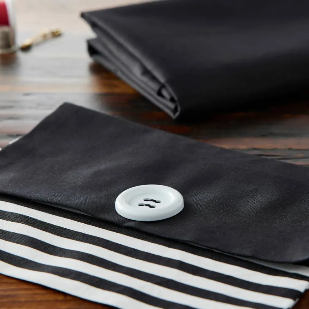 20 yd. Full Bolt: Feldman Black Broadcloth Fabric