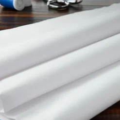 20 yd. Full Bolt: Feldman Optic White Broadcloth Fabric