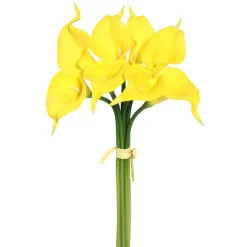 Yellow Calla Lily Artificial Bundle