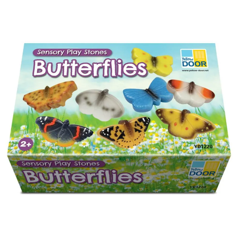 Yellow Door Butterflies Sensory Play Stones Set