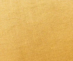 Yellow Moygashel Washed Irish Linen Solid Home Decorating Woven Fabric By the Yard