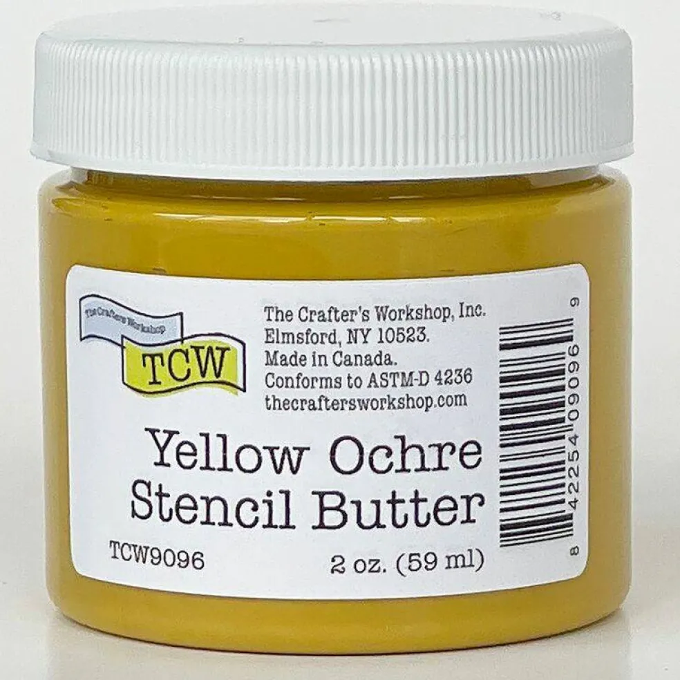 Yellow Ochre 2 oz. Stencil Butter - The Crafter's Workshop