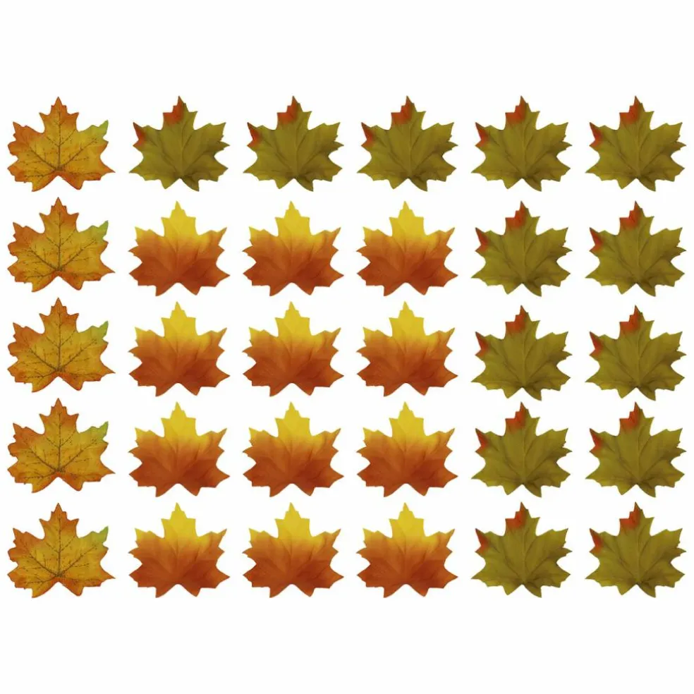 Yellow, Orange & Green Maple Leaves by Ashland®