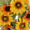 12" Yellow & Orange Sunflower Mix Mini Wreath by Ashland®