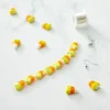 Yellow, Orange & White Candy Corn Glass Beads, 15mm by Bead Landing™
