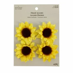 Yellow Sunflower Floral Accents, 4ct. by Ashland®