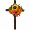 17" Yellow Sunflower & Pumpkin Mix Saddle by Ashland®