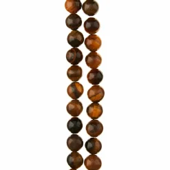 Yellow Tiger Eye Round Beads, 6mm by Bead Landing™