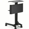 Yescom Mobile Laptop Cart Trolley with Front Display Panel for Lab Conference