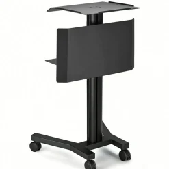 Yescom Mobile Laptop Cart Trolley with Front Display Panel for Lab Conference