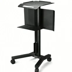 Yescom Mobile Laptop Cart Trolley with Front Display Panel for Lab Conference
