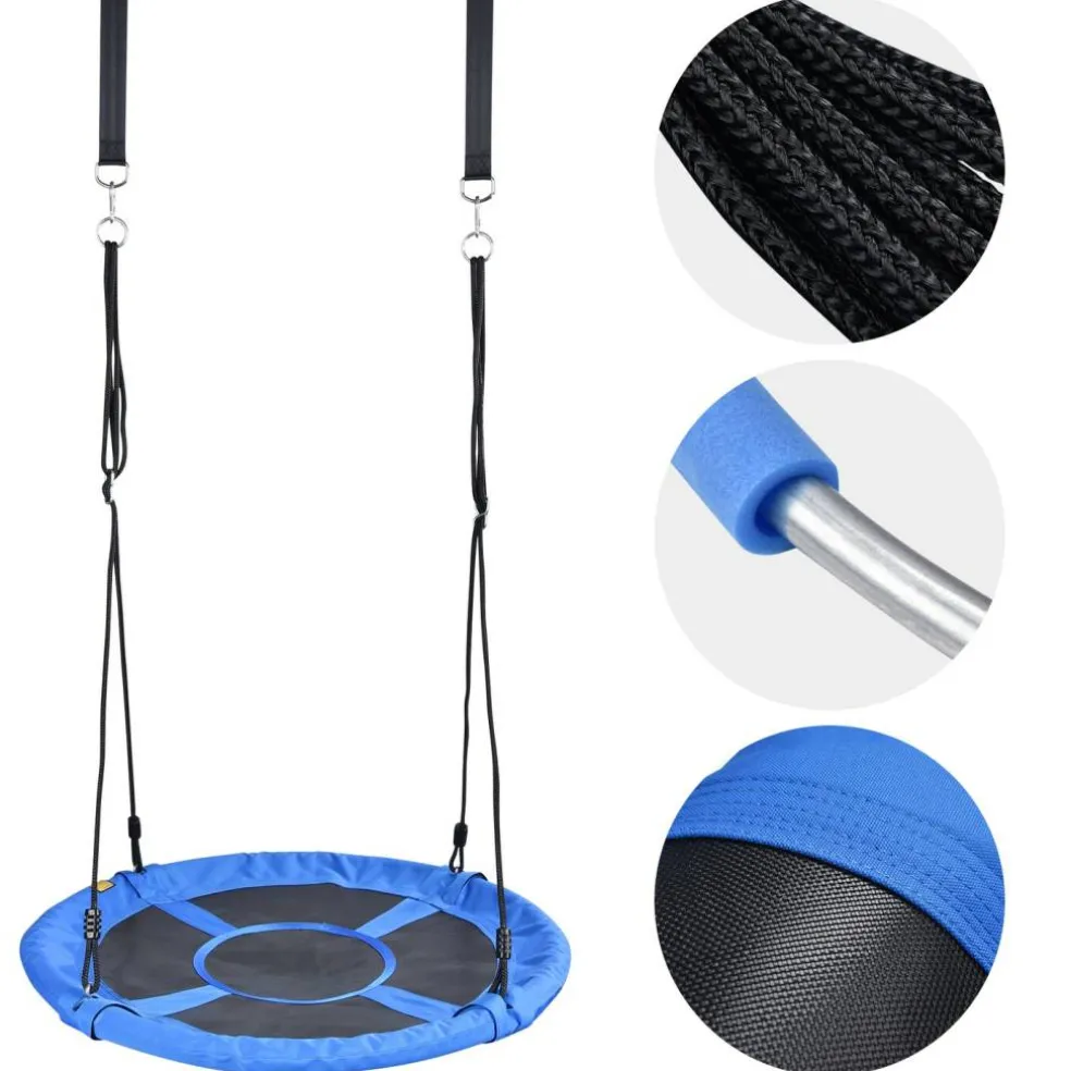 Yescom 40" Saucer Tree Swing with Adjustable Straps for Kids Outdoor Playground Yard