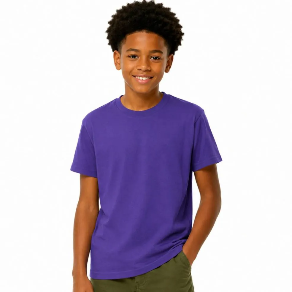 Youth EcoSmart Crewneck T-Shirt for School Outfits