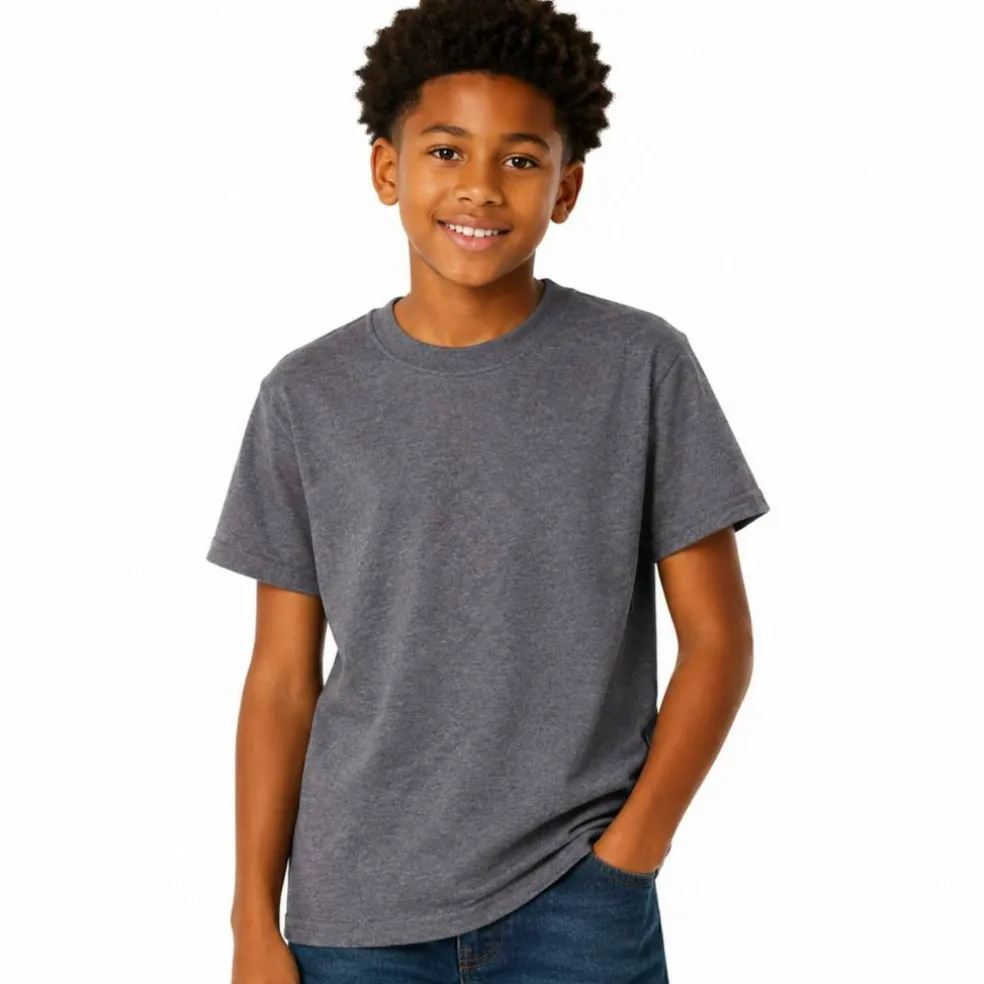 Youth EcoSmart Crewneck T-Shirt for School Outfits