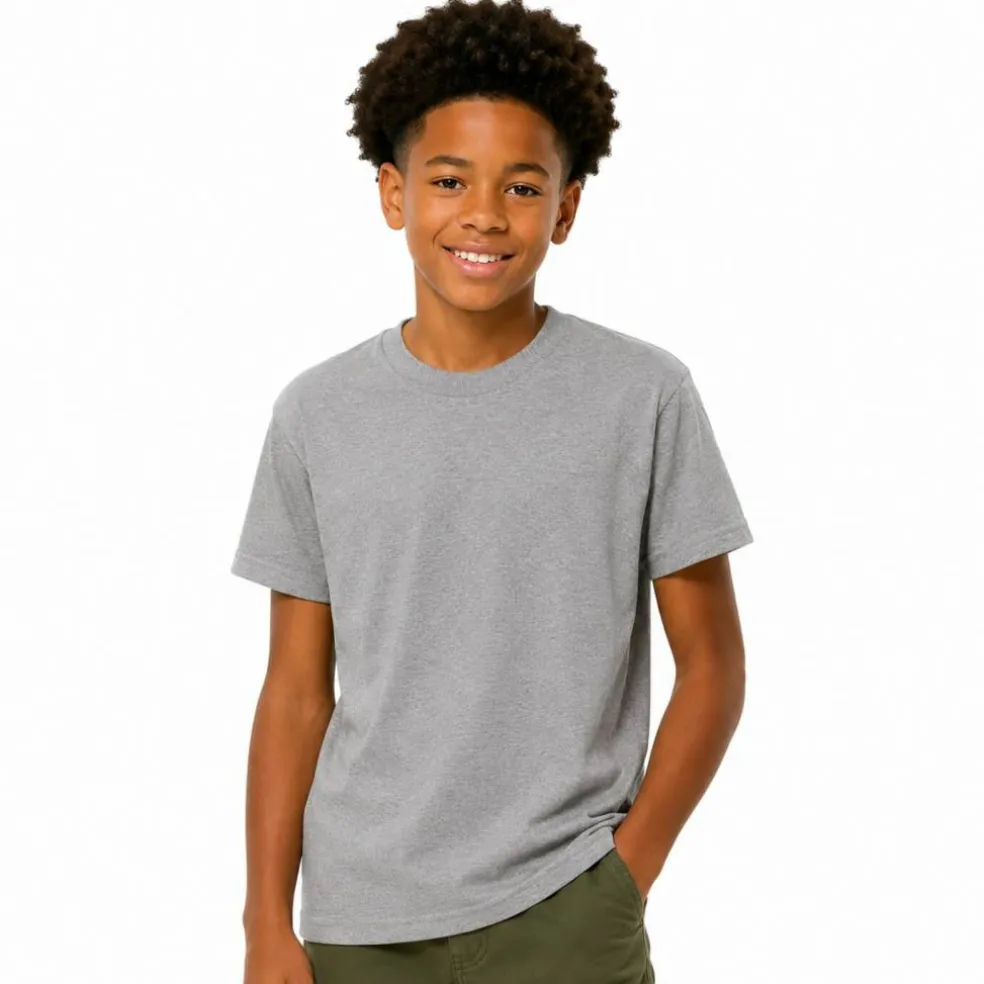 Youth EcoSmart Crewneck T-Shirt for School Outfits