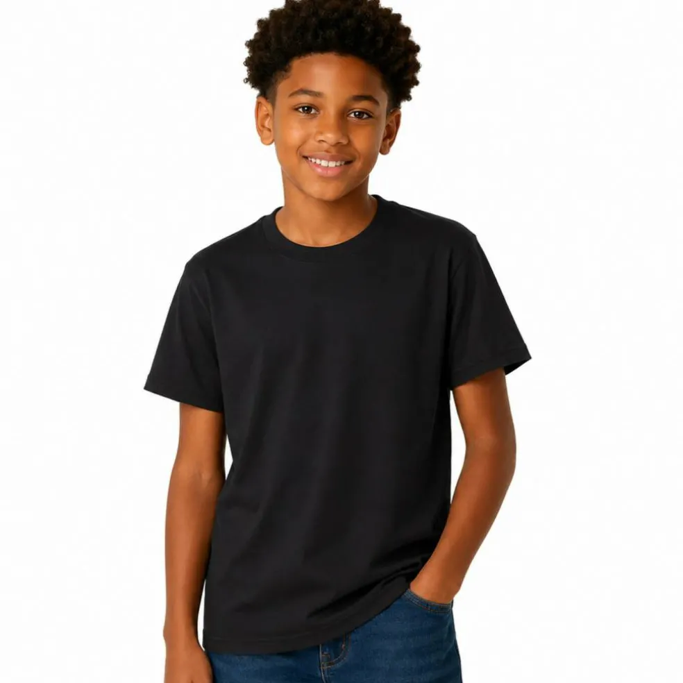 Youth EcoSmart Crewneck T-Shirt for School Outfits