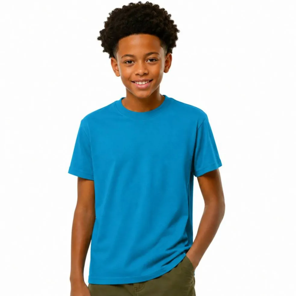 Youth EcoSmart Crewneck T-Shirt for School Outfits