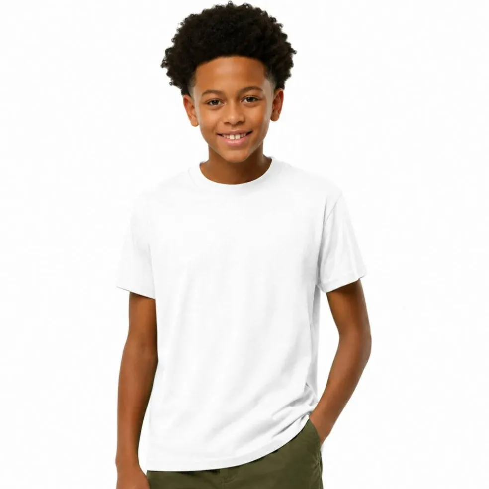 Youth EcoSmart Crewneck T-Shirt for School Outfits