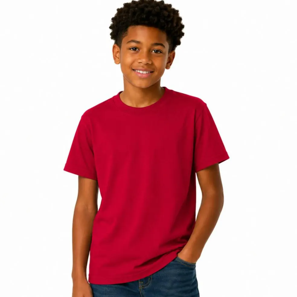 Youth EcoSmart Crewneck T-Shirt for School Outfits