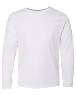 Youth Fine Jersey Long Sleeve Crewneck T Shirt