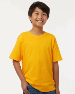 Youth Gold Soft Touch Crewneck T-Shirt