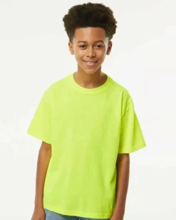 Youth Gold Soft Touch Crewneck T-Shirt