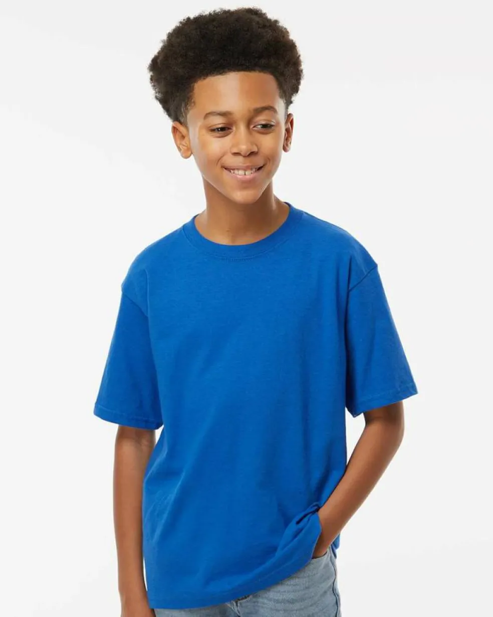 Youth Gold Soft Touch Crewneck T-Shirt