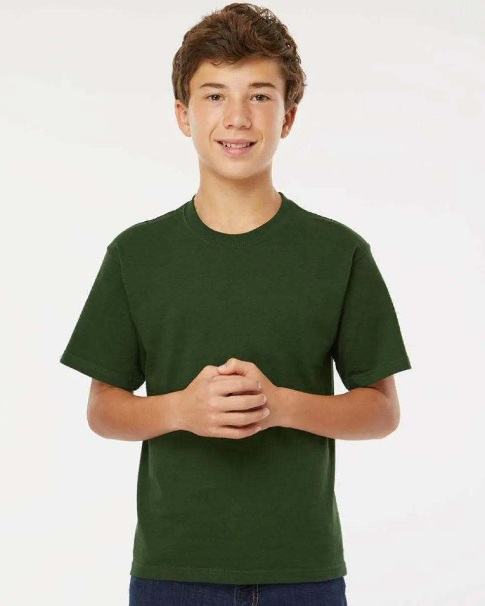Youth Gold Soft Touch Crewneck T-Shirt