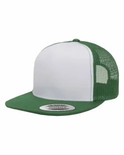 YP Classics Adult Trucker with White Front Panel Cap Free Shipping