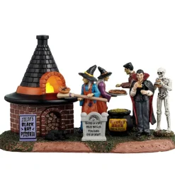 Zelda's Black Hat Pizzeria - Lemax Spooky Town