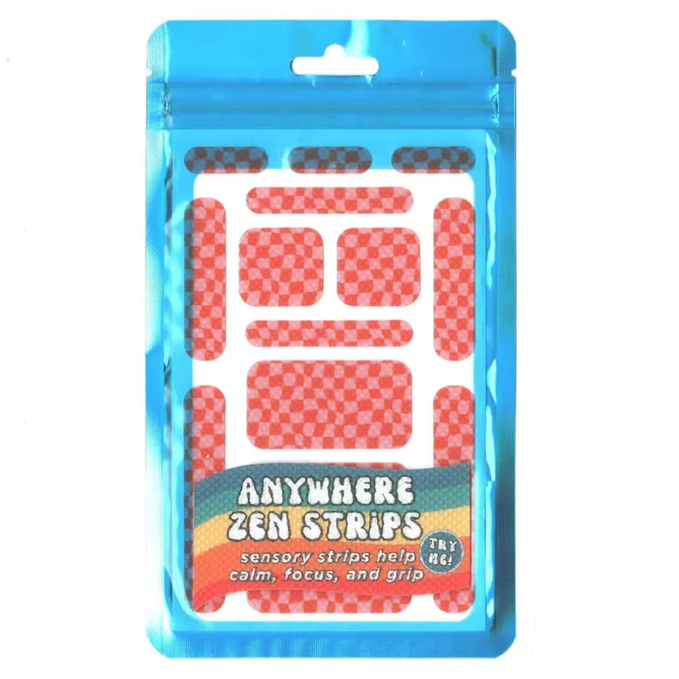 Zen Strips, Anywhere Zen, Bumpy Check, 13 Per Set, 6 Sets