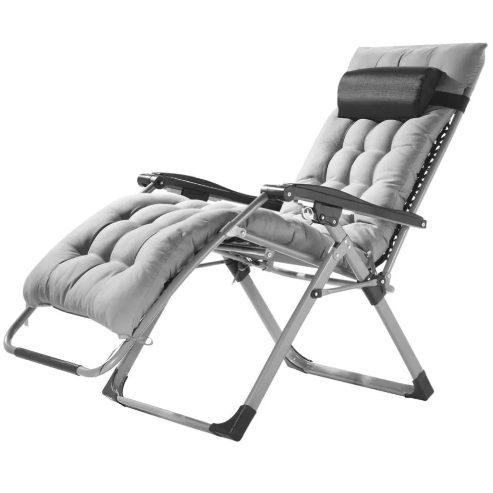 Zero Gravity Recliner Chair Heavy Duty Adjustable with Cushion and Tray
