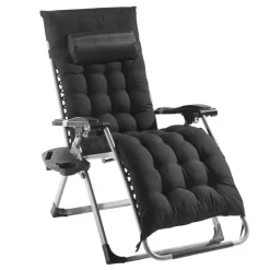 Zero Gravity Recliner Chair Heavy Duty Adjustable with Cushion and Tray