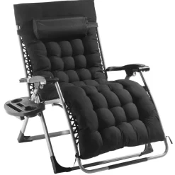 Zero Gravity Recliner Chair Heavy Duty Adjustable with Cushion and Tray