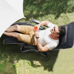 Zero Gravity Recliner Chair Heavy Duty Adjustable with Cushion and Tray