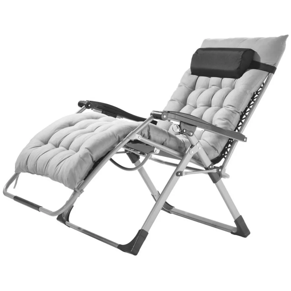 Zero Gravity Recliner Chair Heavy Duty Adjustable with Cushion and Tray