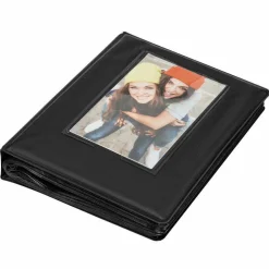 Zink 2x3" Photo Album, 64-Pocket Mini Photo Album Compatible with Kodak, Lifeprint, Polaroid, HP, Canon, 2x3" Photos