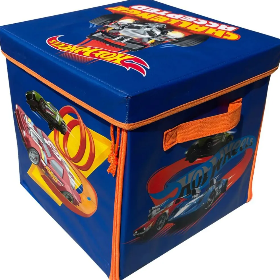 ZipBin Hot Wheels 300 Car Storage Cube & Playmat
