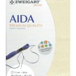 Zweigart® Fein Aida 18 Count Precut Fabric
